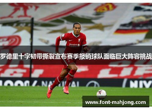 罗德里十字韧带撕裂宣布赛季报销球队面临巨大阵容挑战
